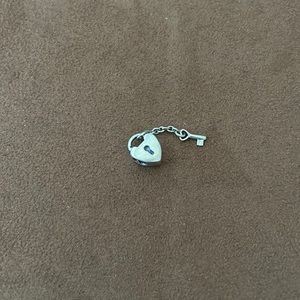 Heart and Key Pandora charm
